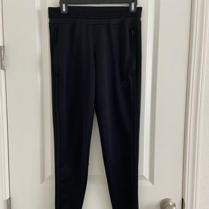 Black athletic joggers